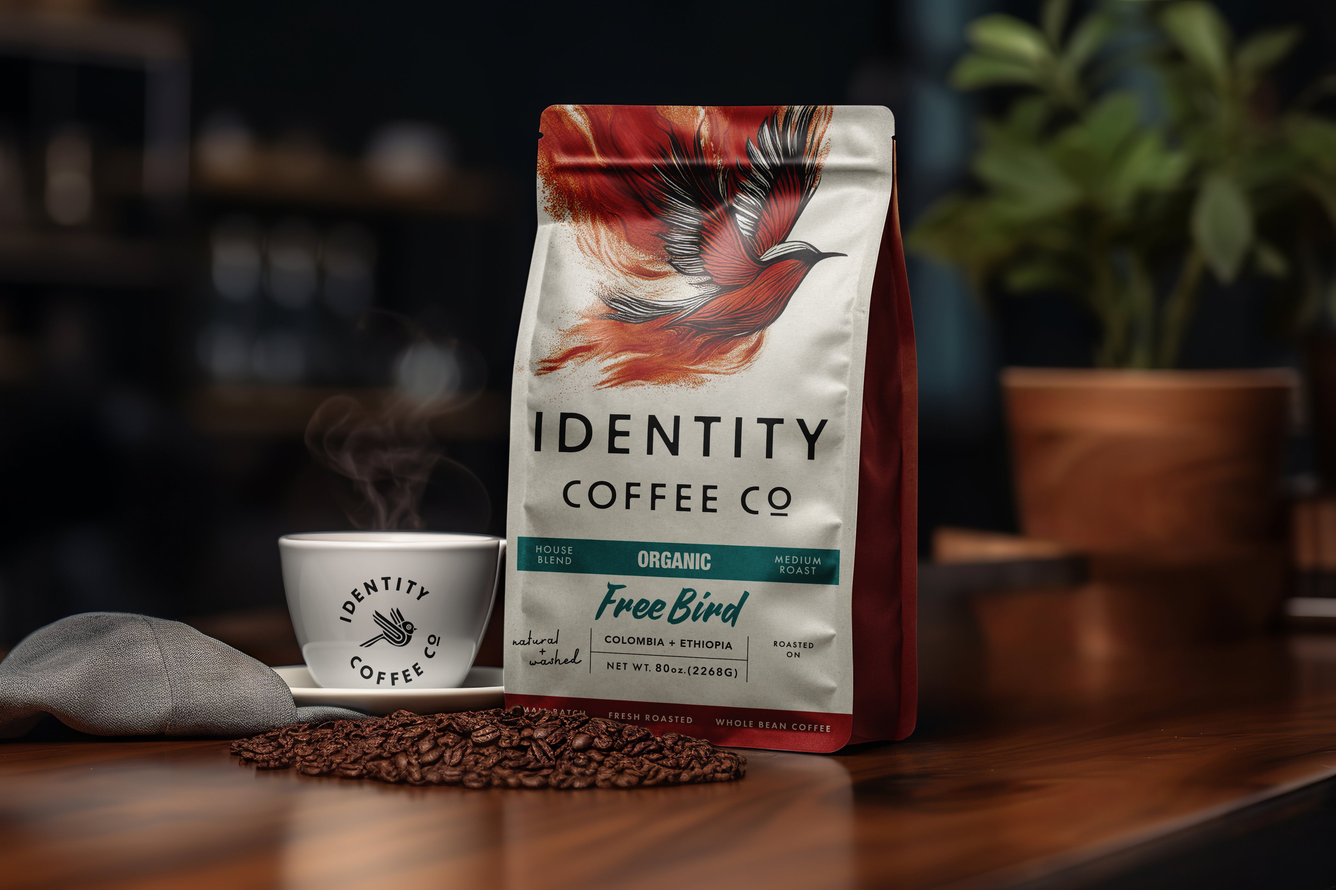 Free Bird Organic Medium Roast-5 Pound Bag