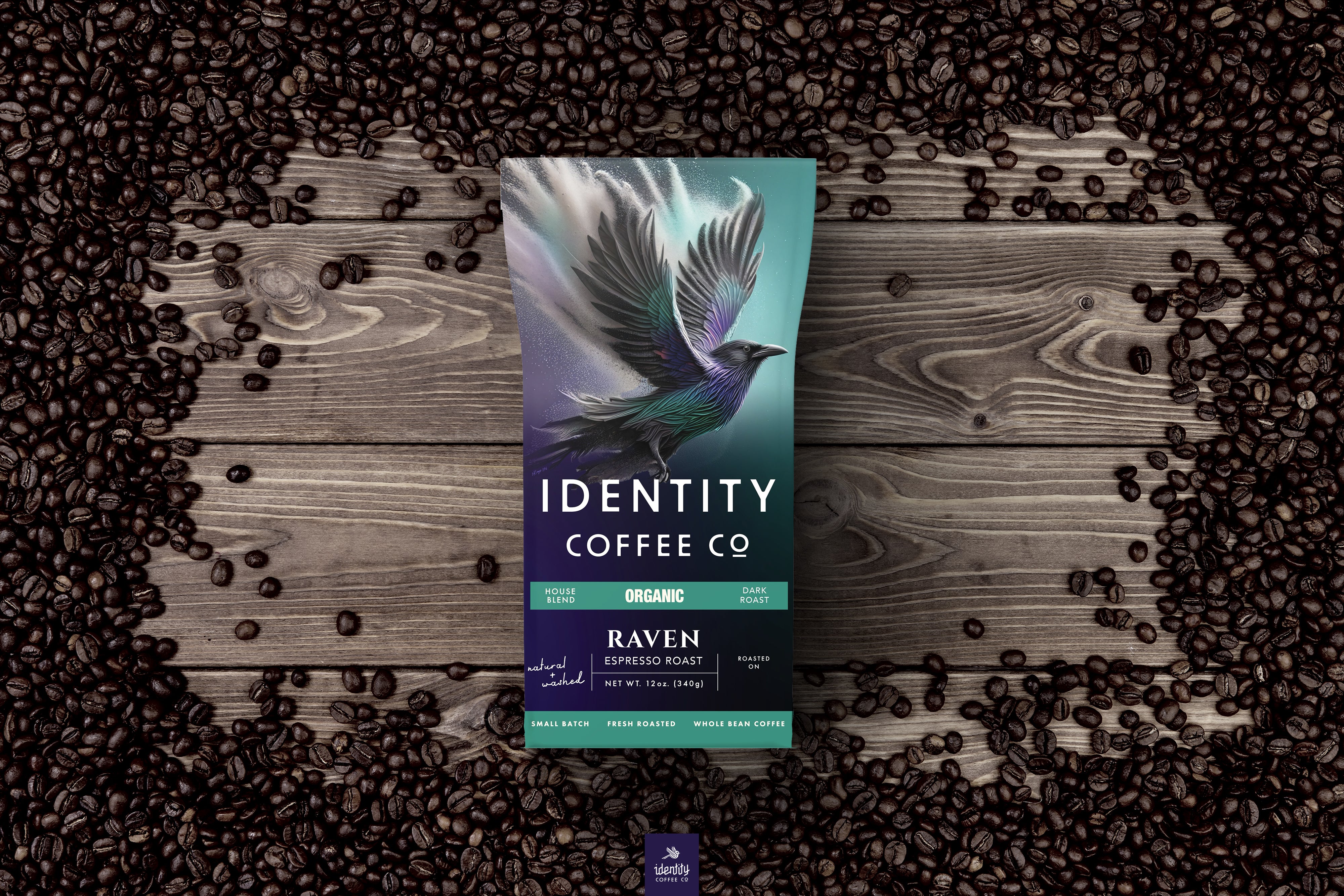 COMING SOON! Raven Organic Dark Roast-12oz Bag